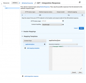 Mocking REST API Responses in Amazon API Gateway – QloudX